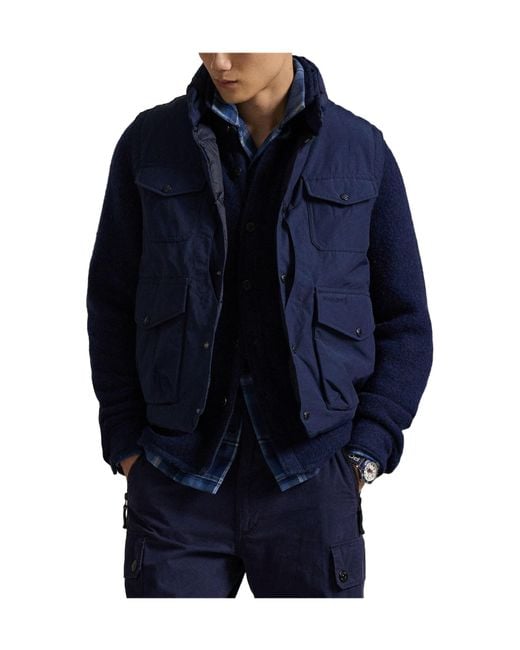 Polo Ralph Lauren Blue Pckt Gilet Sn05 for men