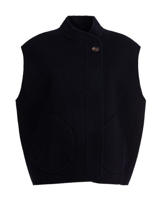 Soeur Blue Adeline Sleeveless Jacket