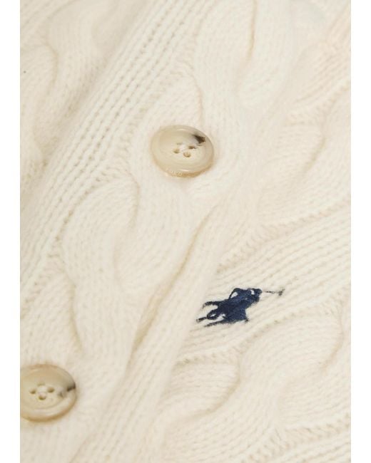 Polo Ralph Lauren Natural Wool Cashmere Cardigan