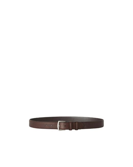 Loro Piana White Alsavel Buckle Belt for men