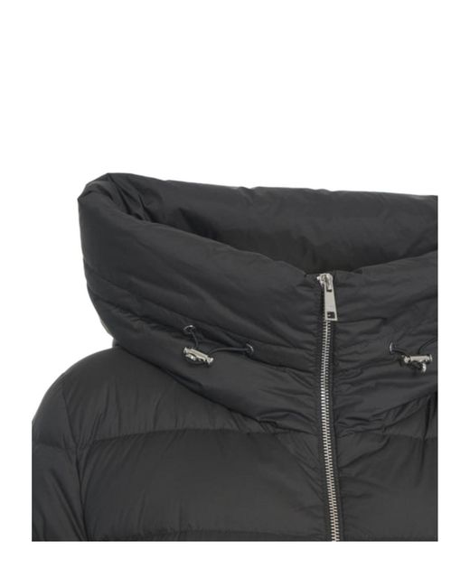 Add Gray Hooded Puffer Jacket