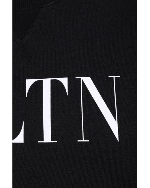 Valentino Black Logo Sweater