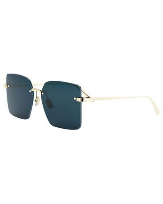 Dior Blue Geometric Sunglasses