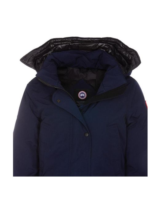 Canada Goose Blue Trillium Hooded Parka Coat