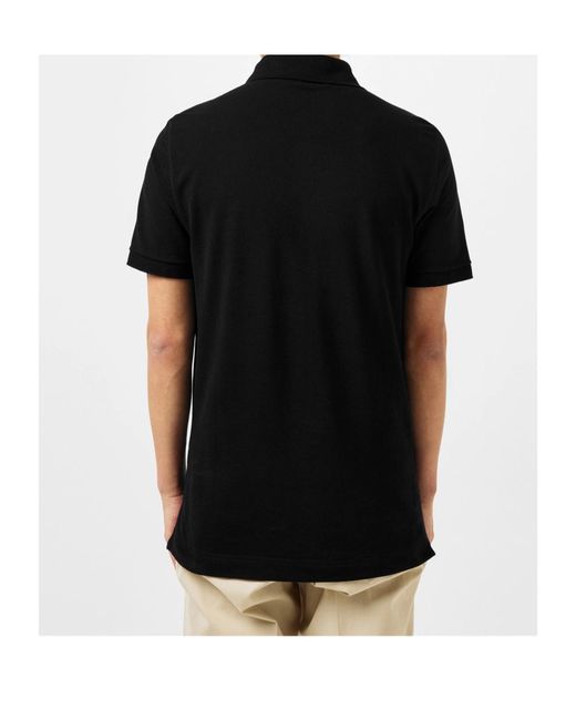 Dolce & Gabbana Black Dg Plate Polo Sn00 for men