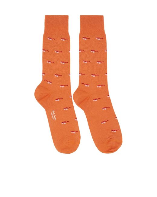 Paul Smith Pink Three Pairs Of Multi-Colored Patterned Mid-Calf Socks for men