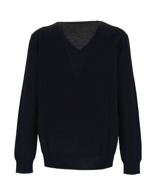 Polo Ralph Lauren Blue Polo Pony Embroidered Knitted Jumper for men