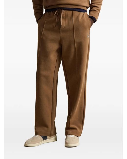 Polo Ralph Lauren Brown Drawstring Wide Leg Pants for men