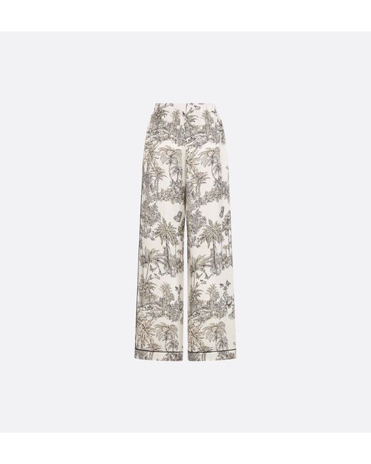 Dior White Iviera Pants