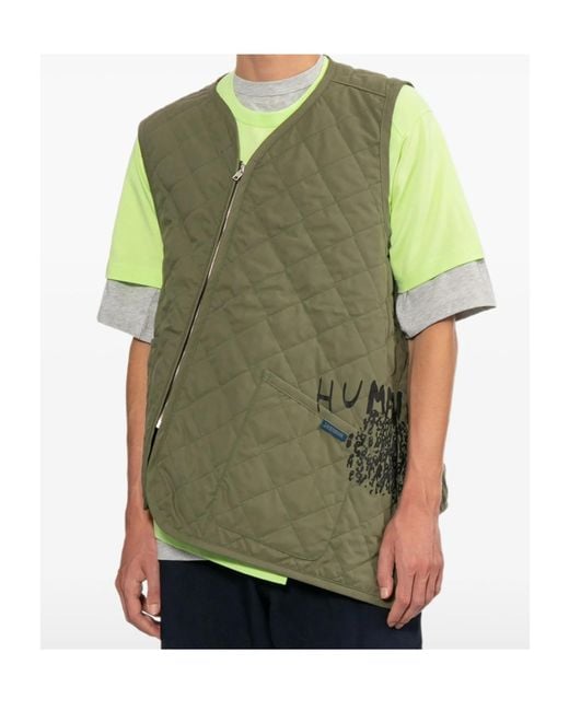 Comme des Garçons Green Sleeveless Vest for men