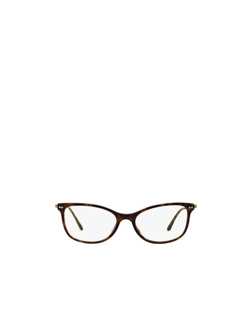 Giorgio Armani White Logo Flat Mirror