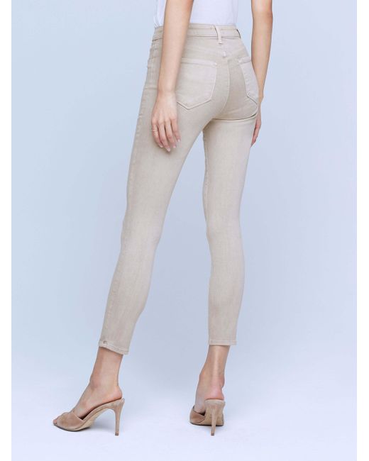 L'Agence Natural High-Waisted Jeans