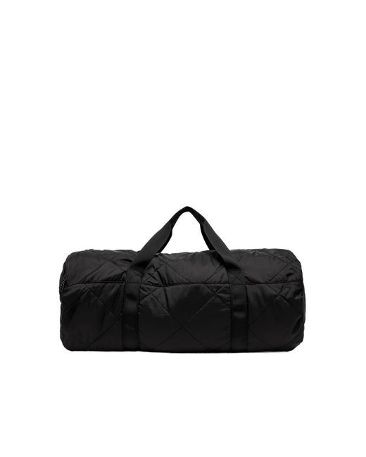 Autry Black Heritage Quilted Holdall Bag for men