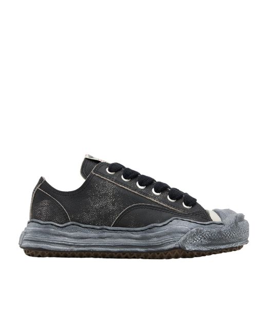 Maison Mihara Yasuhiro Black Hank Og Low-Top Lace-Up Casual Sneakers for men