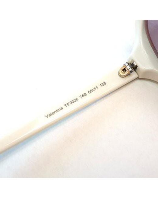 Tom Ford White Logo Sunglasses
