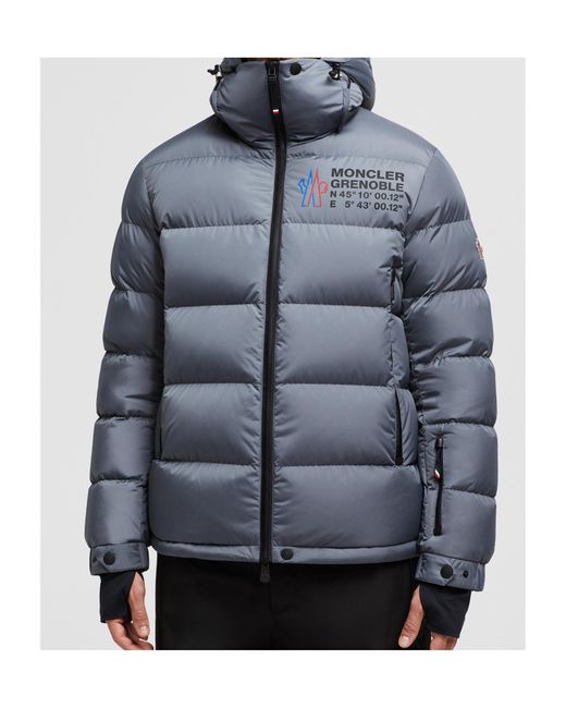 Moncler Gray Isorno Short Down Jacket for men