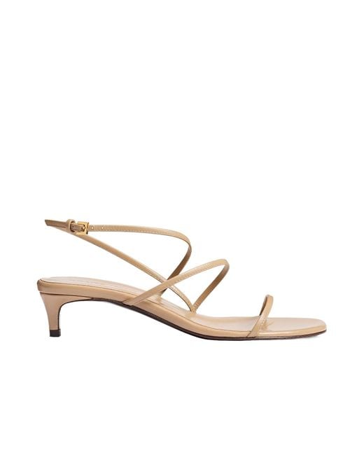 Khaite Natural Loop Heeled Sandals