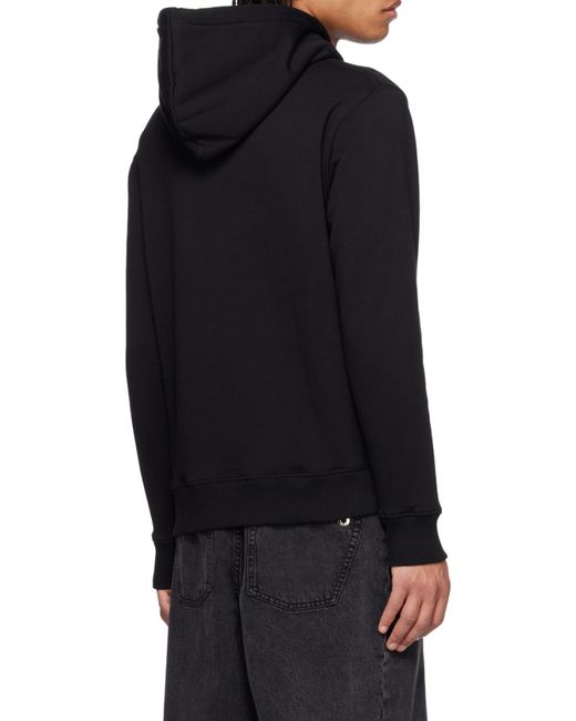 Etudes Studio Blue Logo-Print Pullover Hoodie for men