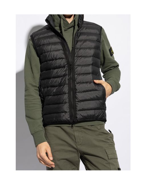 Stone Island Black Vests for men