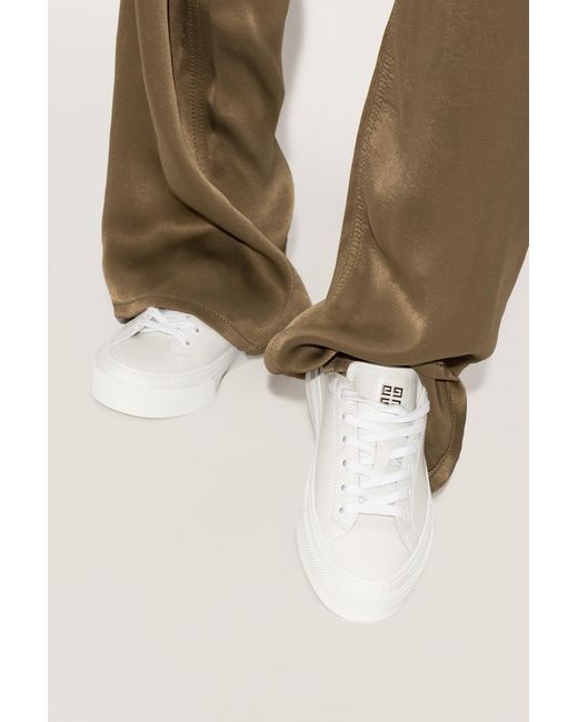 Givenchy White City Sport Low-Top Sneakers