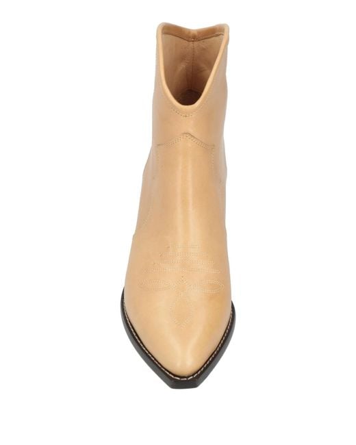 Isabel Marant Natural Ankle Boots