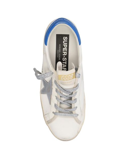 Golden Goose Deluxe Brand White Superstar Lace-Up Sneakers