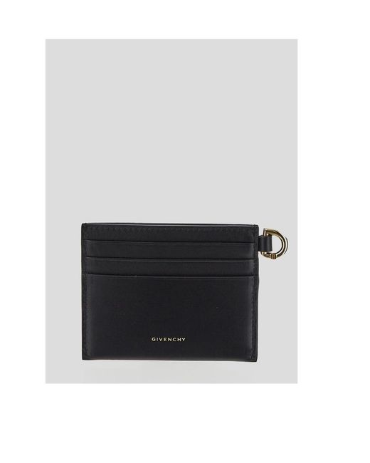 Givenchy Black 4G Plaque Cardholder