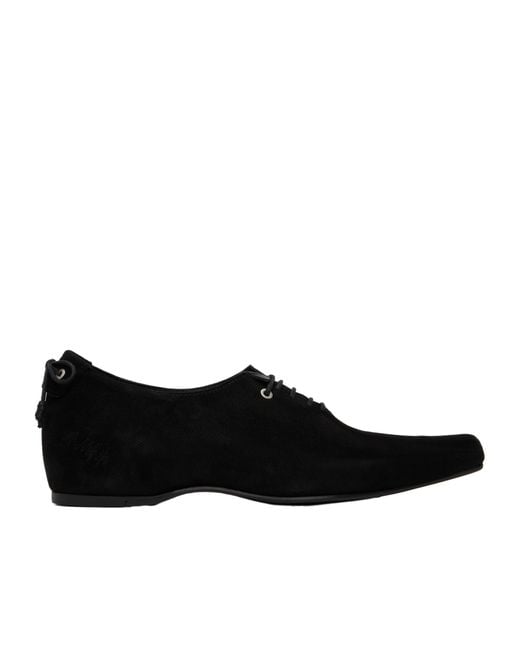 Adererror Black Lace-Up Oxford Shoes for men