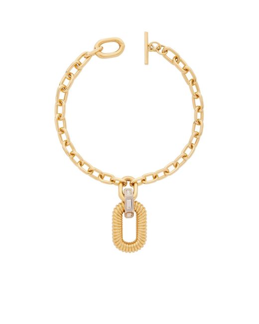 Rabanne Metallic Xl Link Necklace