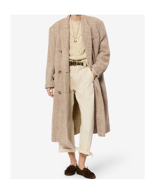 Isabel Marant Natural Pilda Coat
