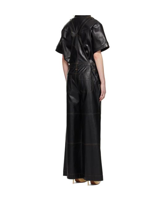 Stand Studio Black Short-Sleeved Jumpsuit