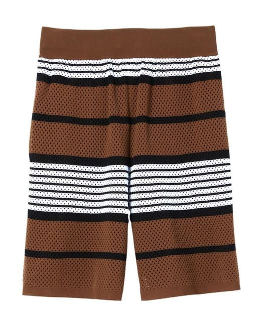 Burberry Multicolor Striped Knee-Length Shorts for men
