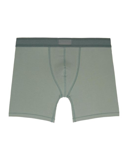 Skims Gray Logo Boxer Briefs Three-Pack for men