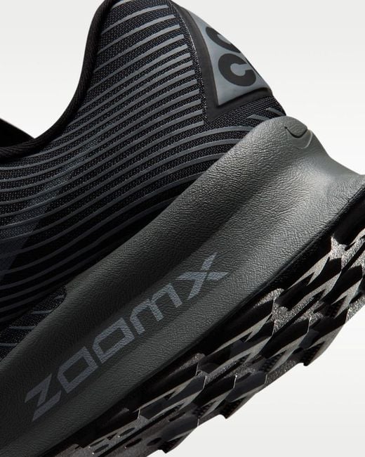 Nike Black Acg Ultrafly Trail Running Shoes for men