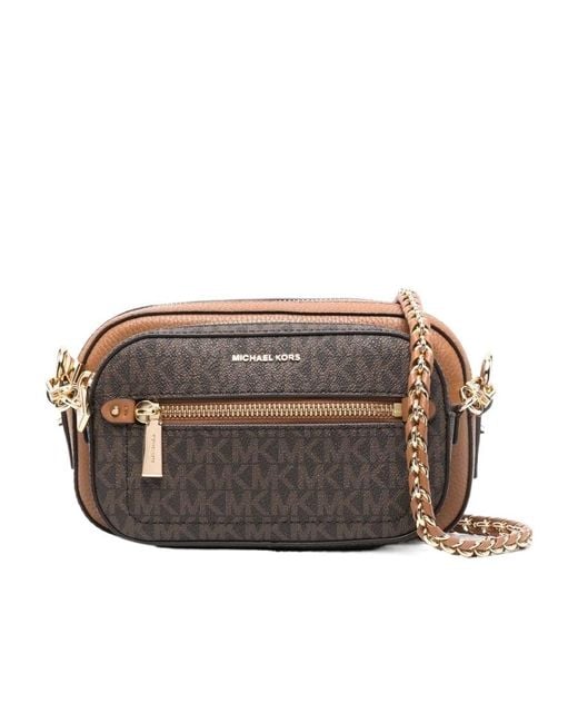 MICHAEL Michael Kors Brown Logo Shoulder Bag