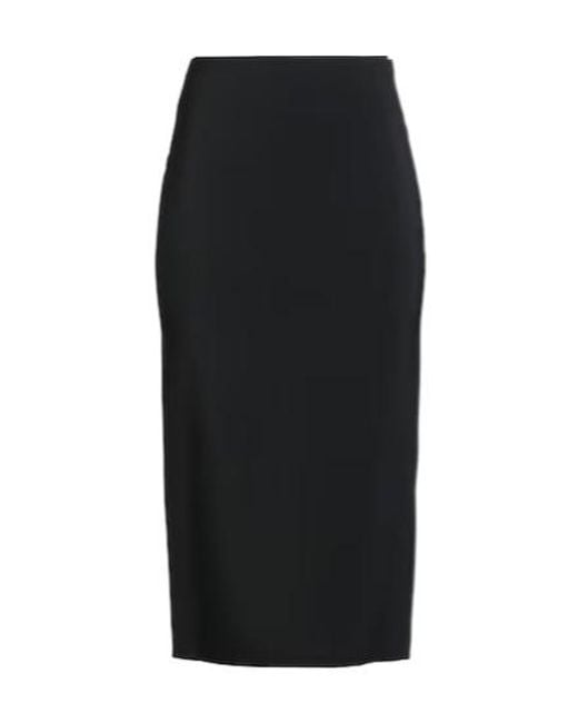 Jacquemus Black Fitted Midi Skirt
