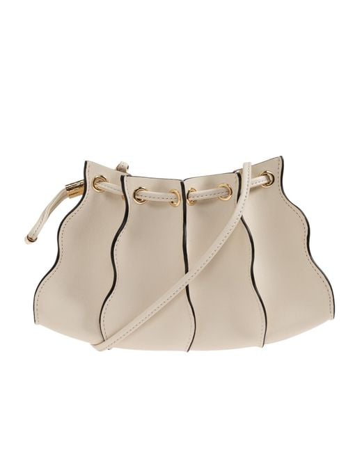 Ulla Johnson Natural Adria Small Bucket Bag