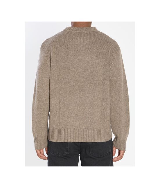 Lisa Yang Gray Kristian Crewneck Sweater for men