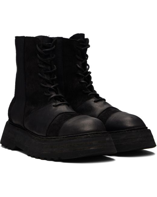 Guidi Black Soft Horse Leather Limited Edition Ankle Boots for men