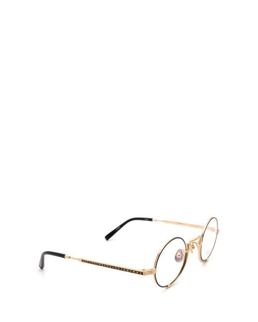 Matsuda White Logo Glasses for men