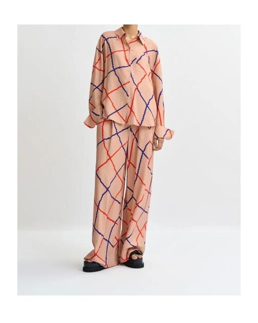 Essentiel Antwerp Pink Long-Sleeved Shirt