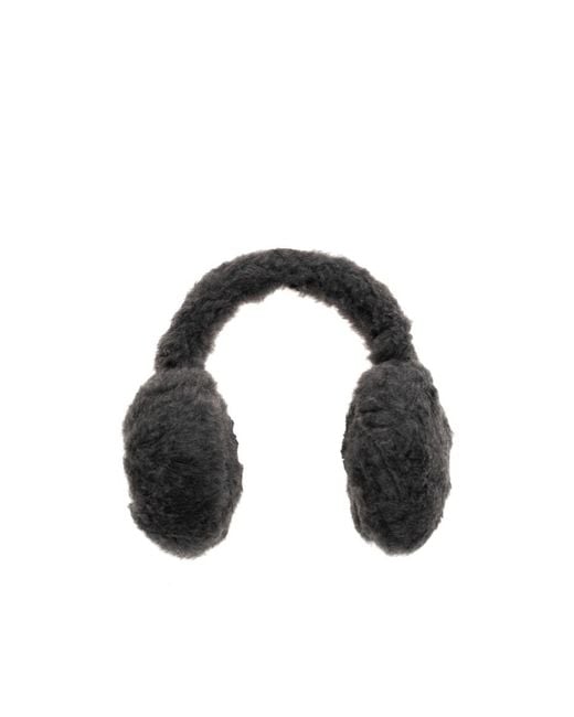 Max Mara Black Circular Ear Cups