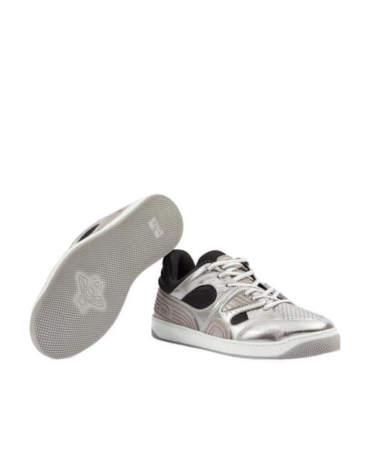 Gucci Multicolor Basket Panelled Sneakers for men
