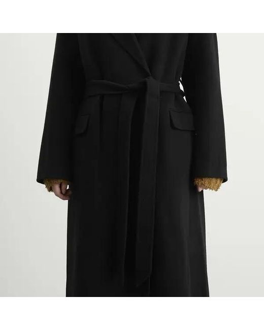 Acne Black Double-Breasted Coat