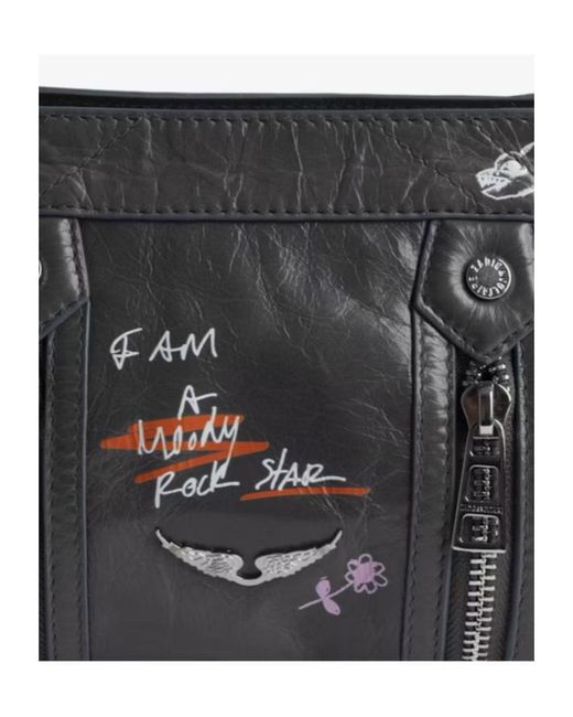 Zadig & Voltaire Black Sunny Mood Humberto Bag