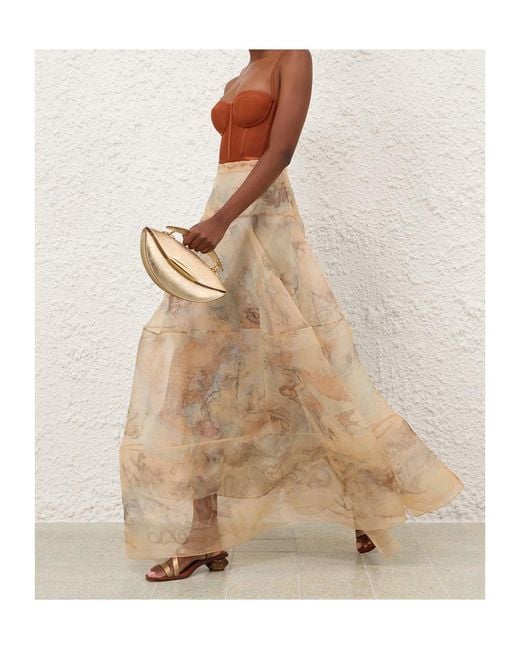 Zimmermann White Flap Shoulder Bag