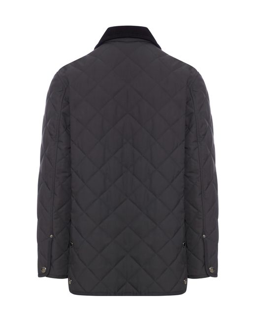 Burberry Black Long Sleeved Quilted Jacket for men