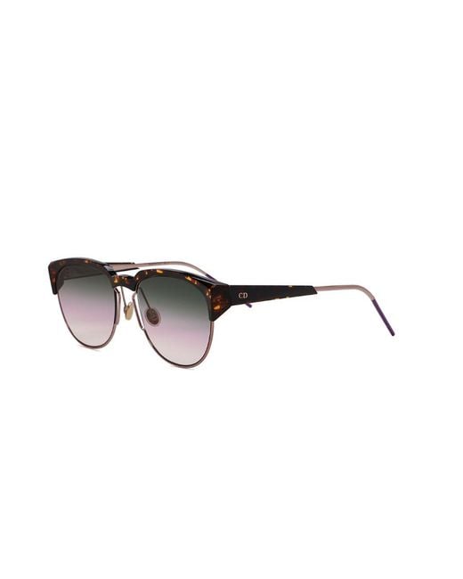Dior Metallic Logo Sunglasses