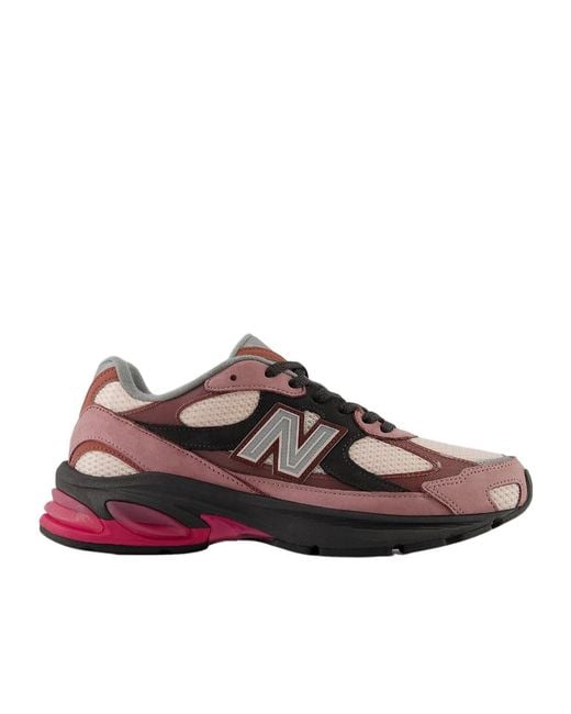 New Balance Brown 2010 Lace-Up Sneakers for men