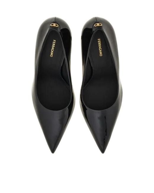 Ferragamo Black Ferragamo Pointed Toe Pumps